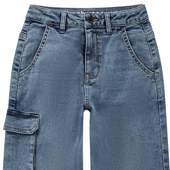 Jungen Cargo-Jeans mit verstellbarem Bund