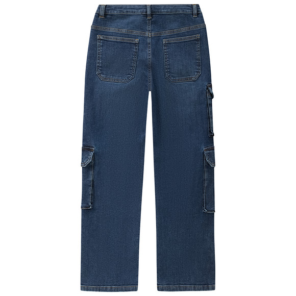 Jungen Cargo-Jeans mit verstellbarem Bund