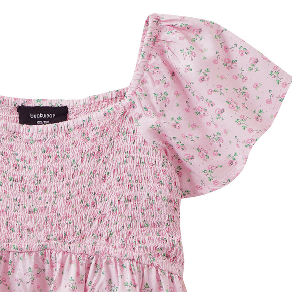 Mädchen Blusenshirt mit Blumen allover