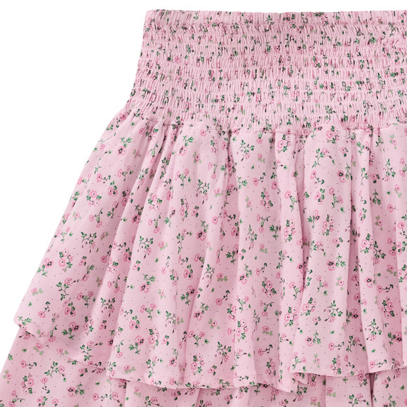 Mädchen Rock mit Blumen