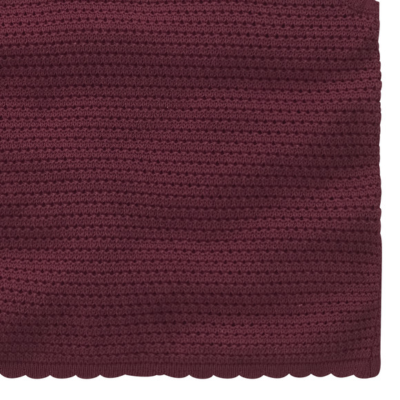 Mädchen Stricktop mit Blumen-Details