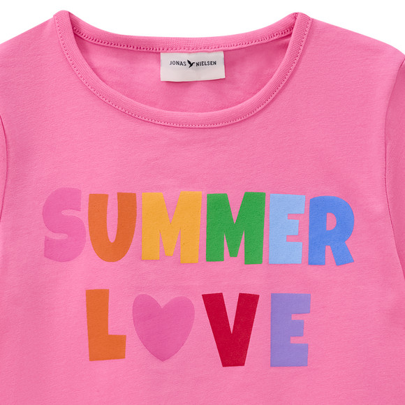 Mädchen T-Shirt mit gummiertem Print