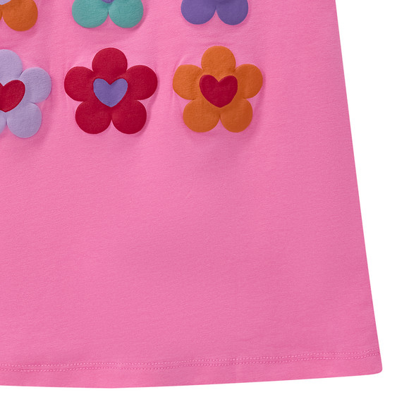 Mädchen T-Shirt mit gummiertem Print