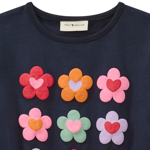 Mädchen T-Shirt mit gummiertem Print