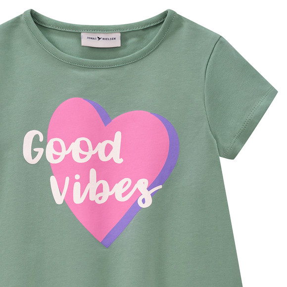 Mädchen T-Shirt mit gummiertem Print