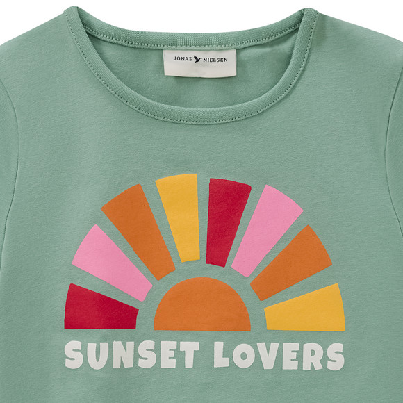 Mädchen T-Shirt mit gummiertem Print