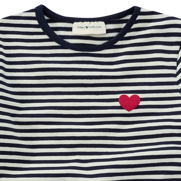 Mädchen T-Shirt mit Herz-Print