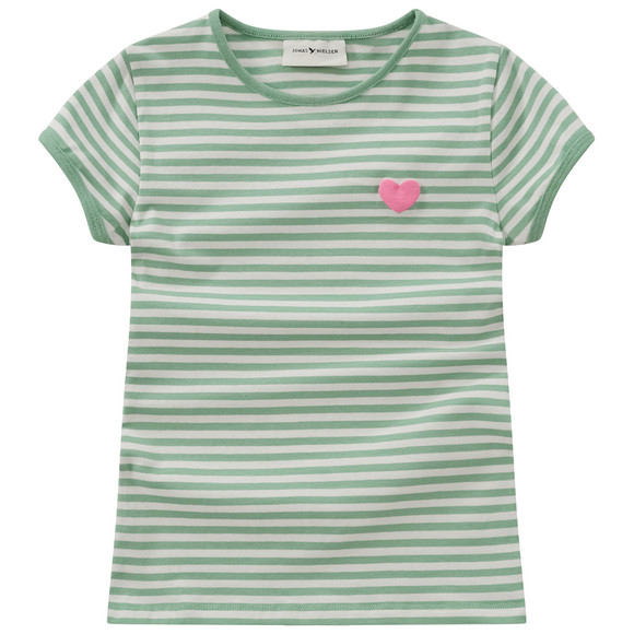 Mädchen T-Shirt mit Herz-Print