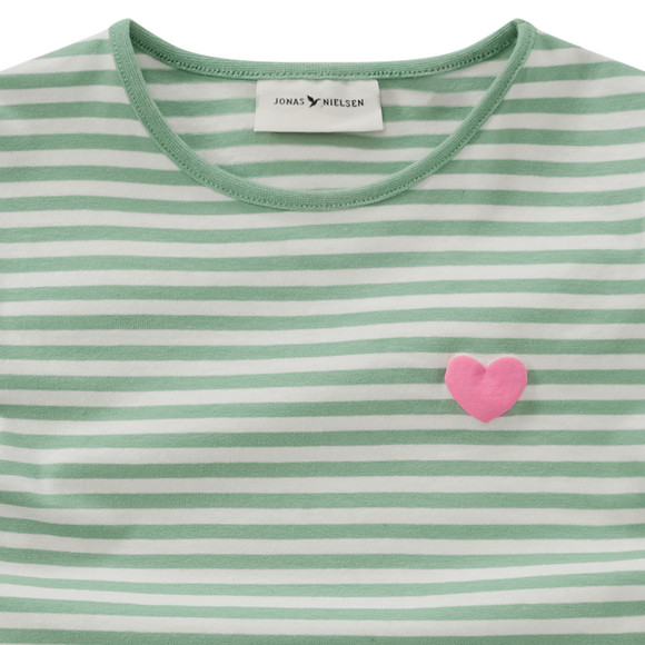 Mädchen T-Shirt mit Herz-Print