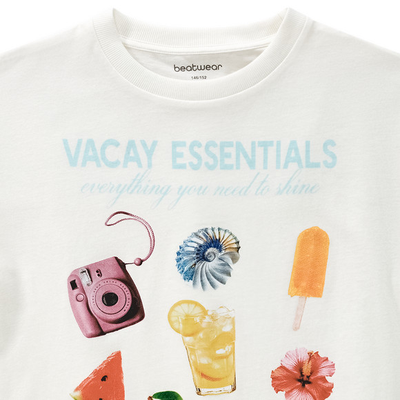Mädchen T-Shirt mit Sommer-Motiven