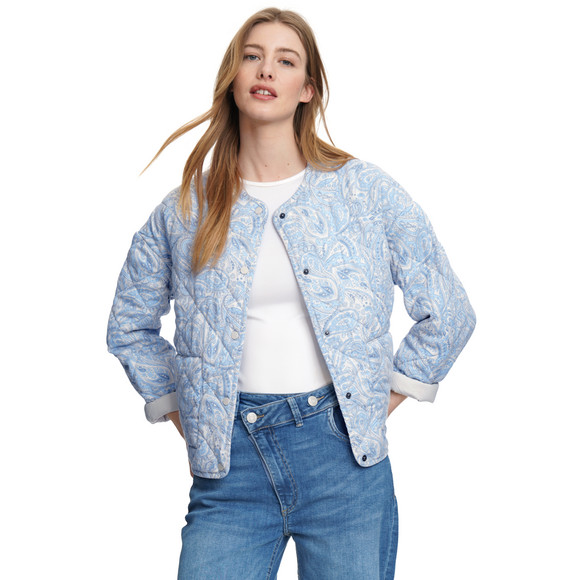 Damen Steppjacke mit Paisley-Muster