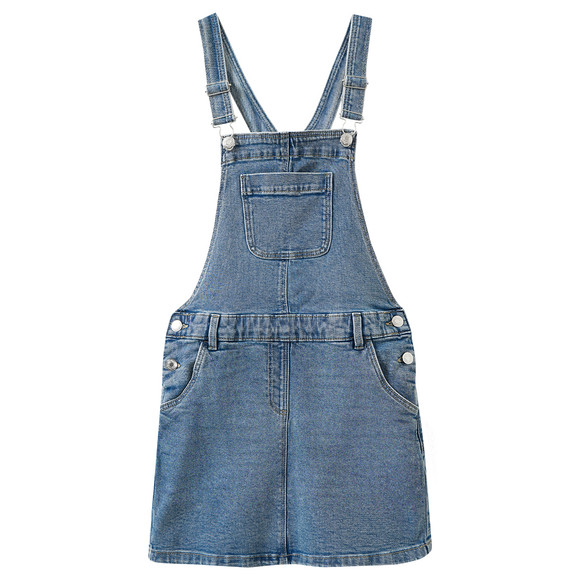 Mädchen Latzkleid in Denim-Look