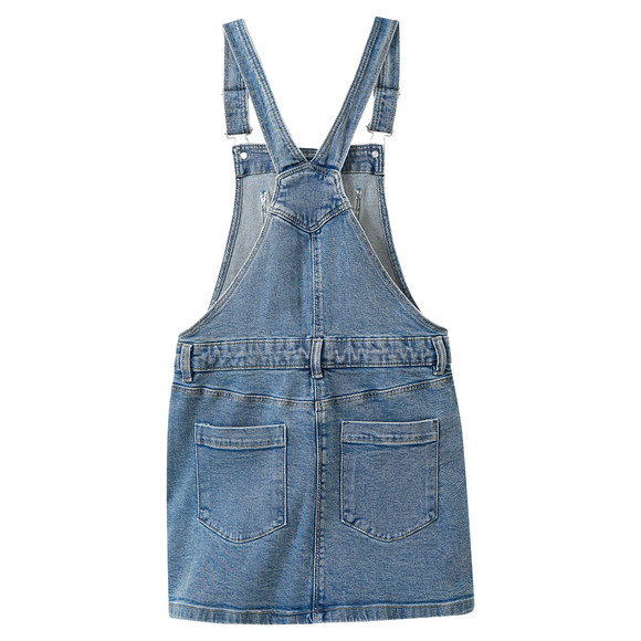 Mädchen Latzkleid in Denim-Look