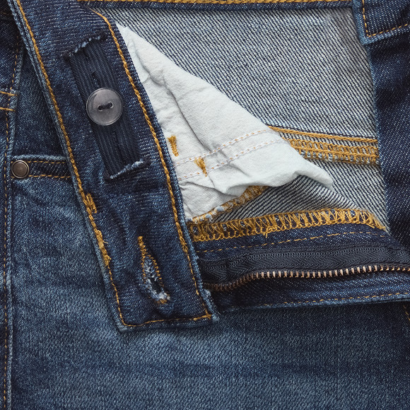 Meisjesjeansshorts met omslag