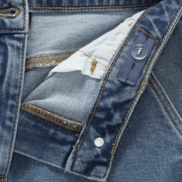 Mädchen Loose-Jeans im Cargo-Style