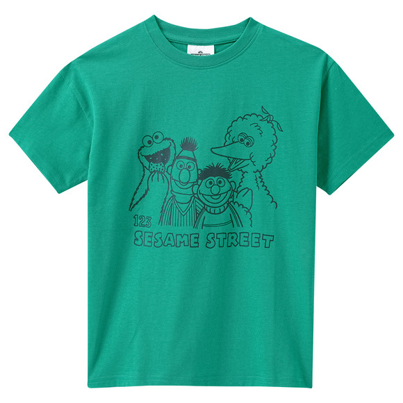 Sesamstraße T-Shirt mit Print grün