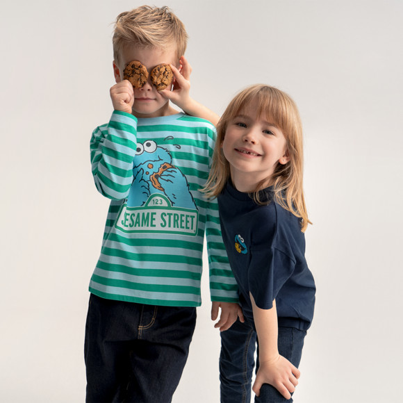 Sesamstraße T-Shirt mit Stickerei