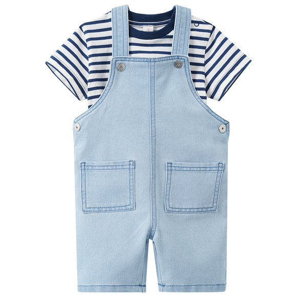 Baby tuinbroek en T-shirt in een set