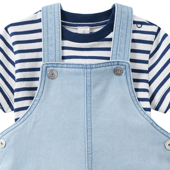 Baby tuinbroek en T-shirt in een set