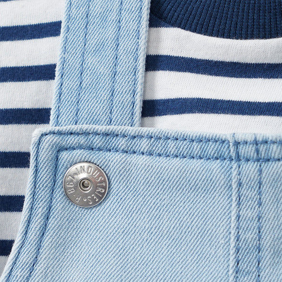 Baby tuinbroek en T-shirt in een set