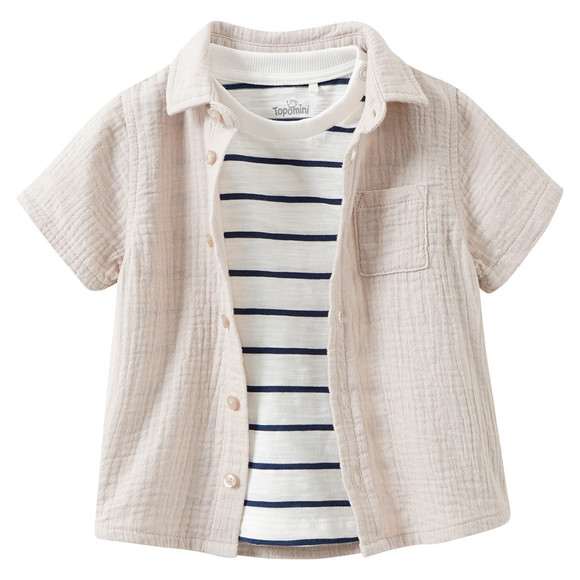 Baby T-Shirt mit Hemd im Set