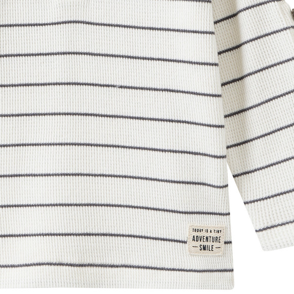 Baby Langarmshirt mit Knopfleiste