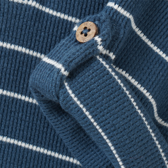 Baby Langarmshirt mit Knopfleiste