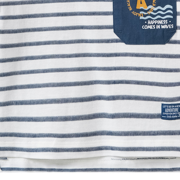 Baby Langarmshirt mit Streifen