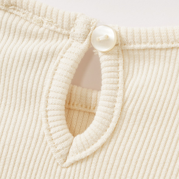 Mädchen Langarmshirt mit Häkelspitze