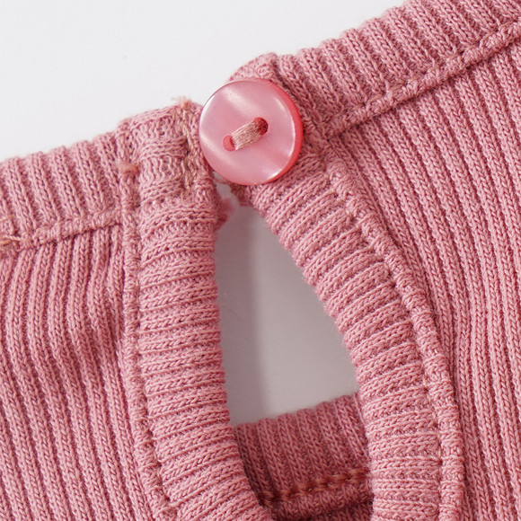 Mädchen Langarmshirt mit Häkelspitze