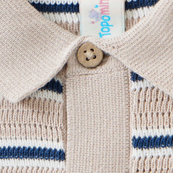 Baby Poloshirt mit Streifen