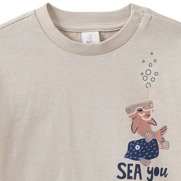 Baby T-Shirt mit Rücken-Print