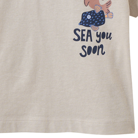 Baby T-Shirt mit Rücken-Print