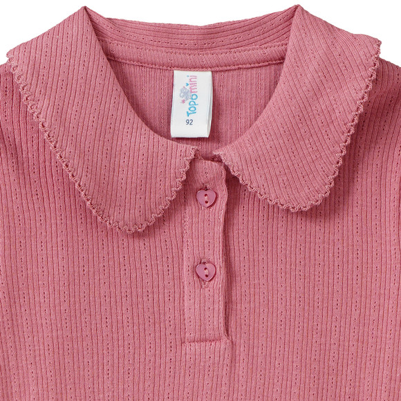 Baby Poloshirt mit Struktur