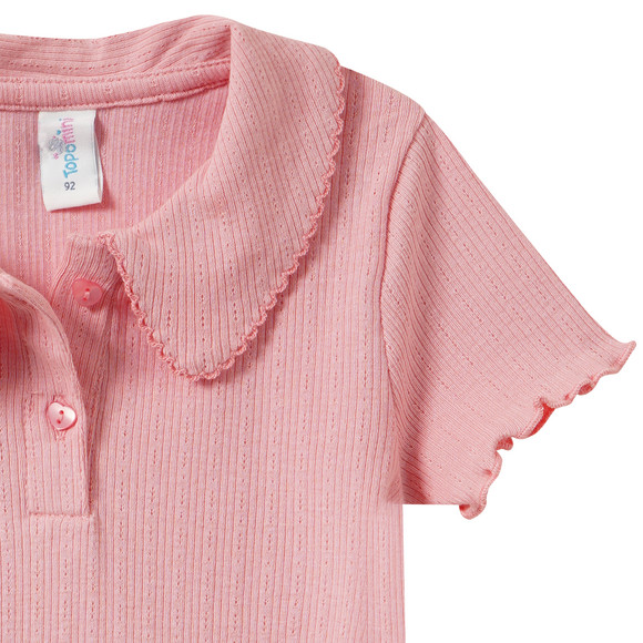 Baby Poloshirt mit Struktur