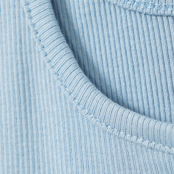 Baby T-Shirt mit Ripp-Struktur