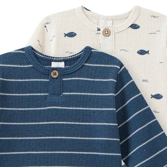 2 Newborn Langarmshirts im Set