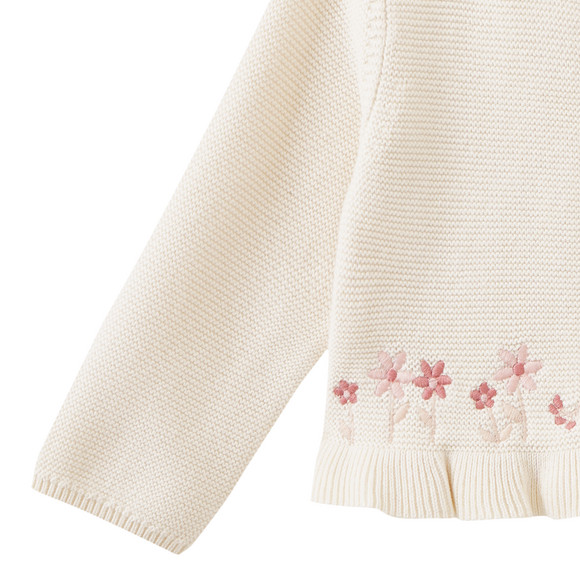 Newborn Strickjacke mit Applikation