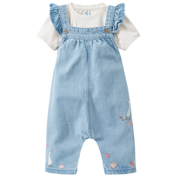 Newborn Set mit Latzhose und T-Shirt