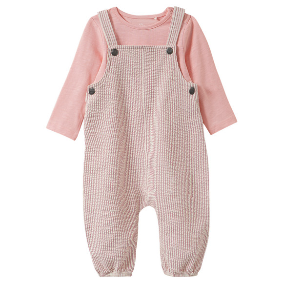 Newborn Set mit Latzhose und Shirt 