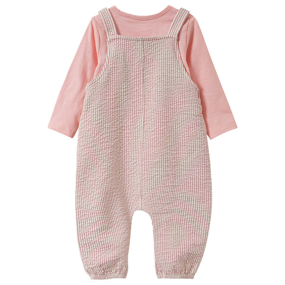 Newborn Set mit Latzhose und Shirt 