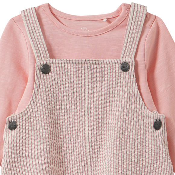 Newborn Set mit Latzhose und Shirt 