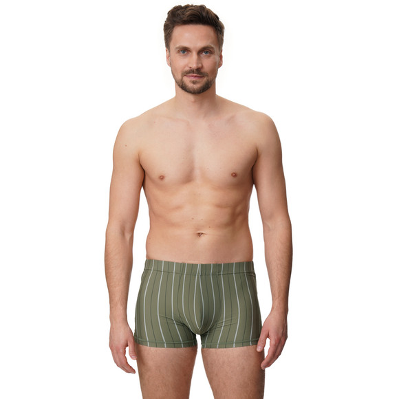 Herren Mikrofasershorts mit Streifen