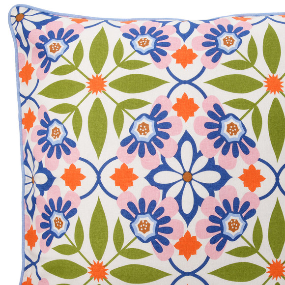 Kussensloop met tegelprint