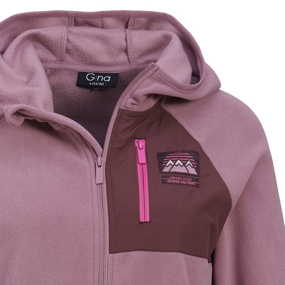 Damen Fleecejacke mit drei Taschen