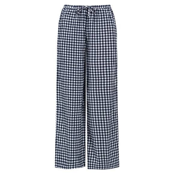 Damen Seersucker-Schlafhose mit Viskose