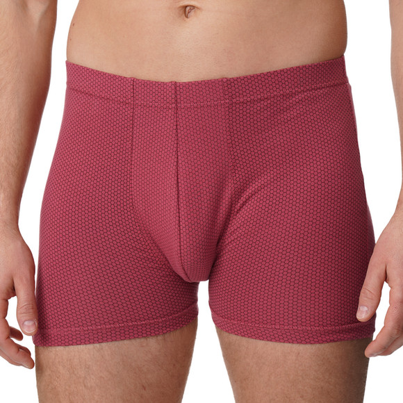 Herenretroshorts met minimale print