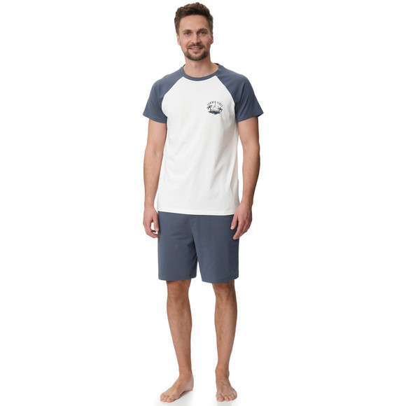 Katoenen slaapshort voor heren