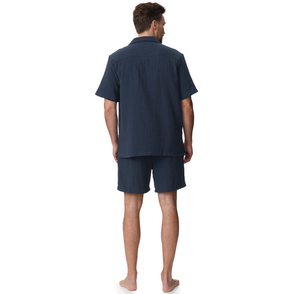 Herren Musselin-Shorty unifarben