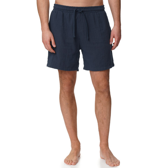 Herren Musselin-Shorty unifarben
